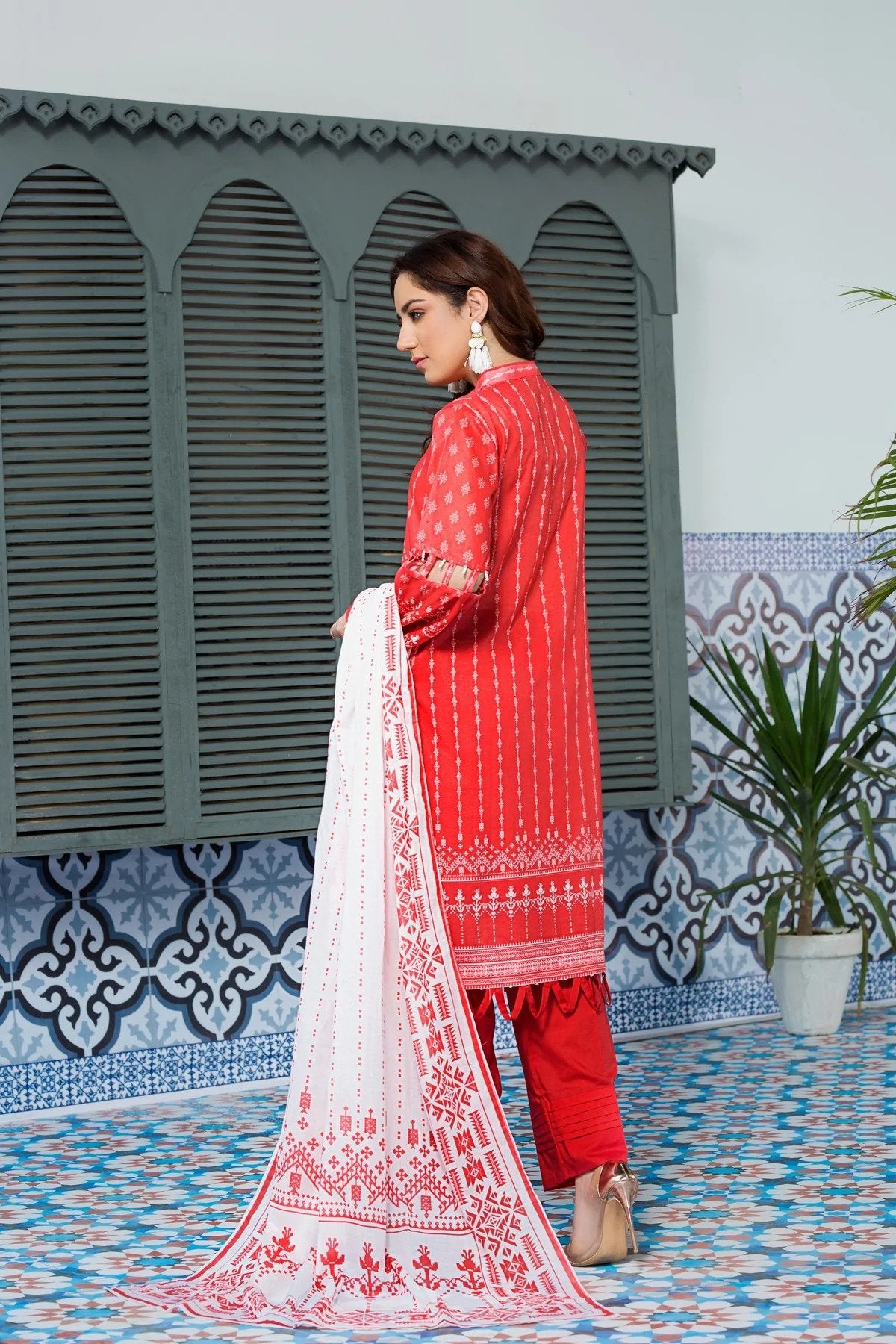 3PC UN-STITCHED SUITS-ZLA-9073