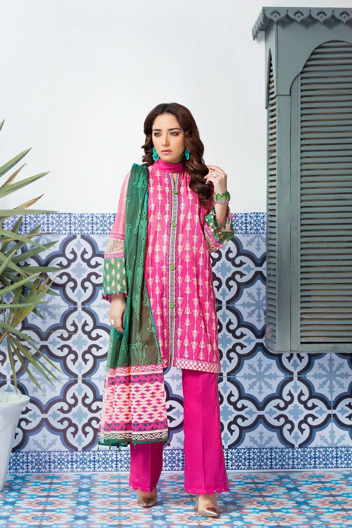 3PC UN-STITCHED SUITS-ZLA-9078