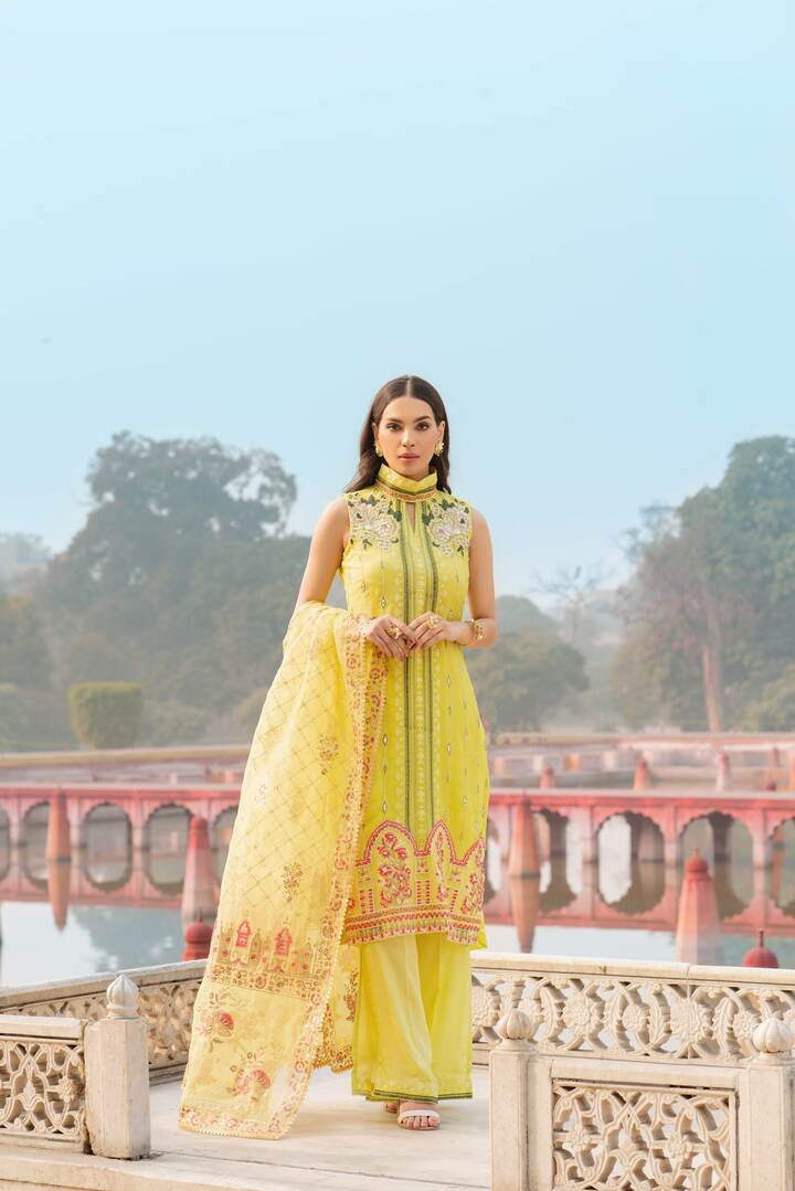 3PC UN-STITCHED SUITS-ZNAC-1121