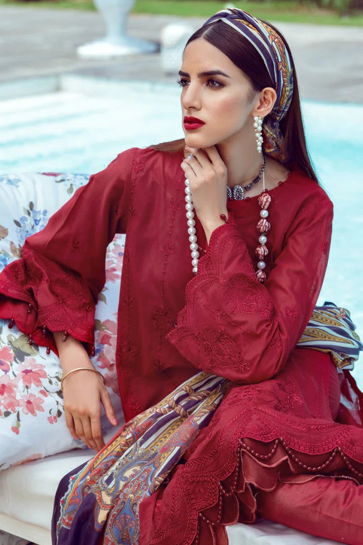 3PC UN-STITCHED SUITS-ZSE-8035