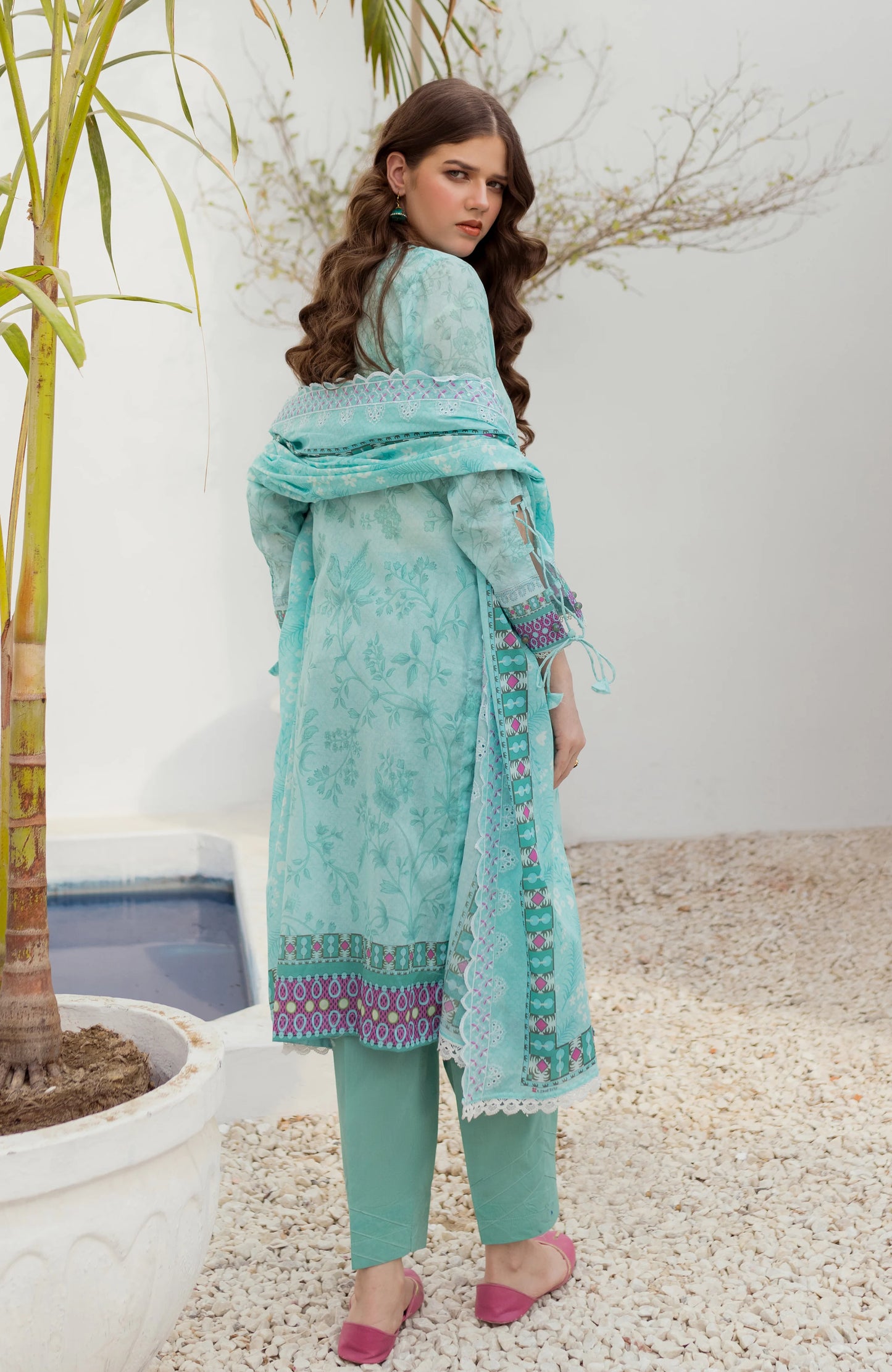 ALZOHAIB CUTWORK BLISS 3 PIECE UNSTITCHED SUIT | CBL-24-11