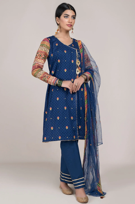 KAYSERIA 3PCS UN-STITCHED SUIT-C-3617