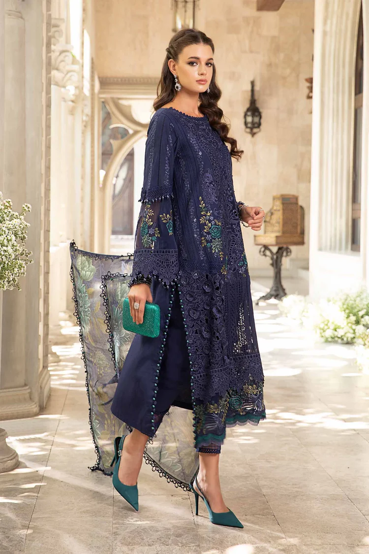 MARIA B EID LUXURY LAWN UN-STITCHED 3PC | D-09