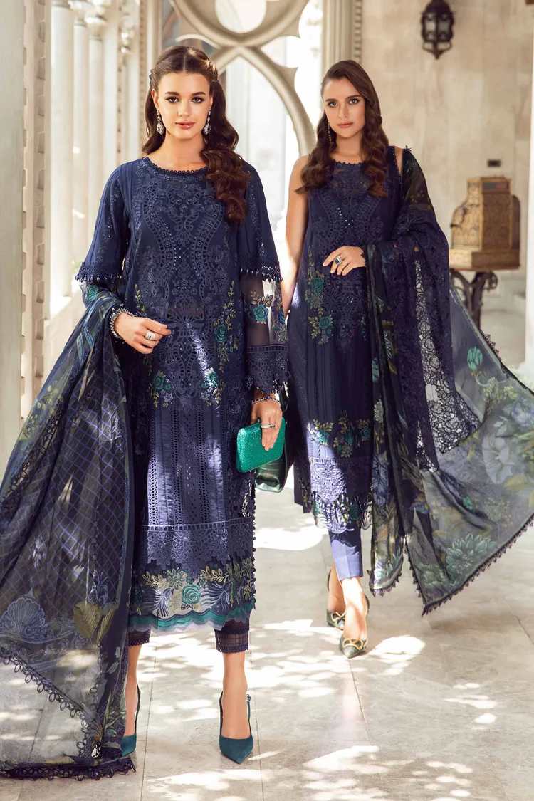 MARIA B EID LUXURY LAWN UN-STITCHED 3PC | D-09