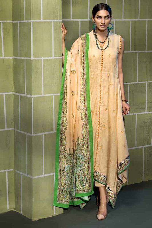 3PC Embroidered Khaddar UN-STITCHED SUITS-K-55